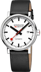 Mondaine Watch Evo2 Big Auto 40mm Grape Leather MSE.40610.LBV