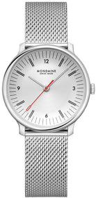 Mondaine Doppio 33mm Ladies Watch MLE.33110.SM