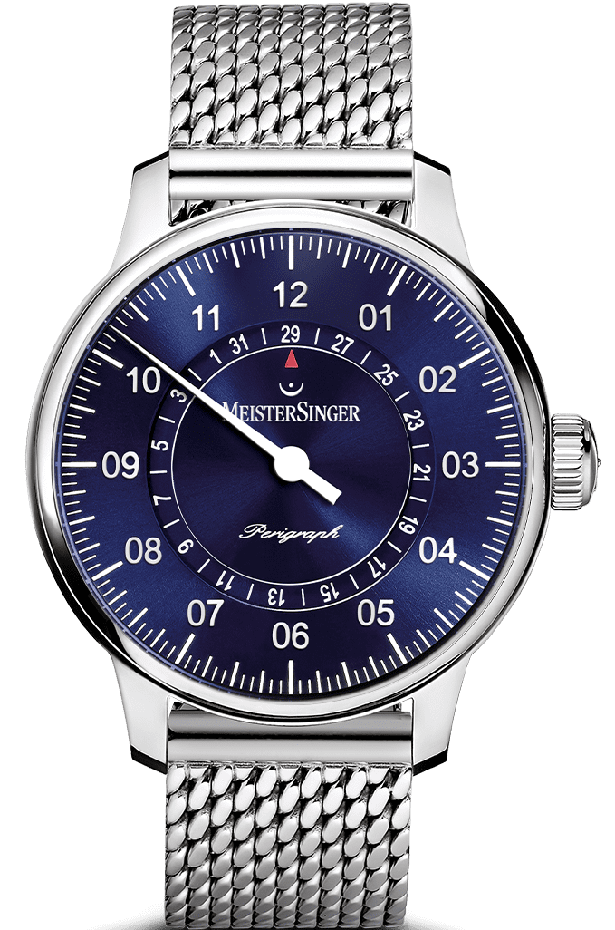 MeisterSinger Watch Perigraph Milanaise Bracelet AM1008 Milanaise Bracelet