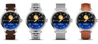 MeisterSinger Stratoscope Golden Moon Milanaise Bracelet Watch ST982G - MIL20 Image 4