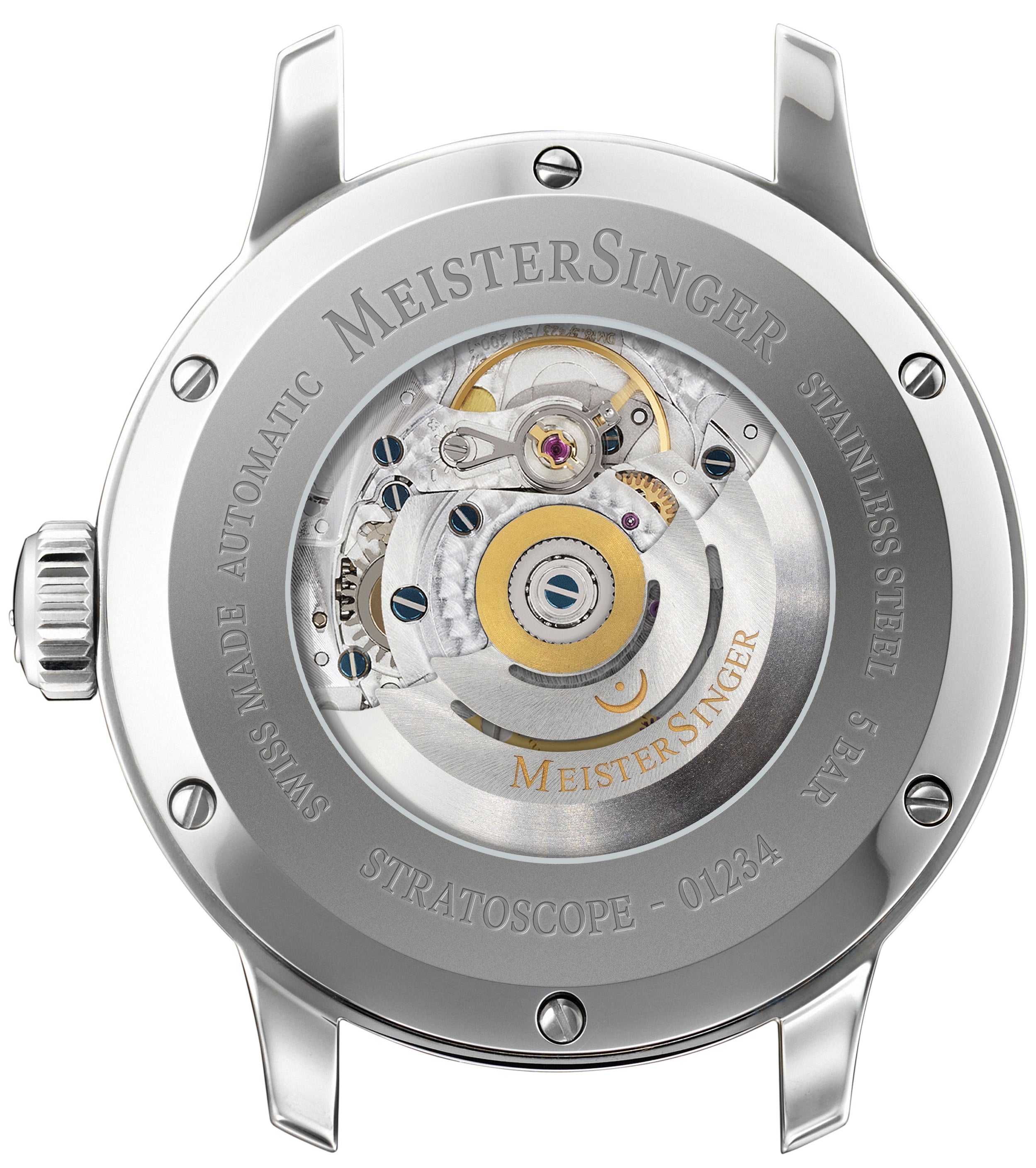 MeisterSinger Stratoscope Golden Moon Watch ST982G - SVSL02 Image 4