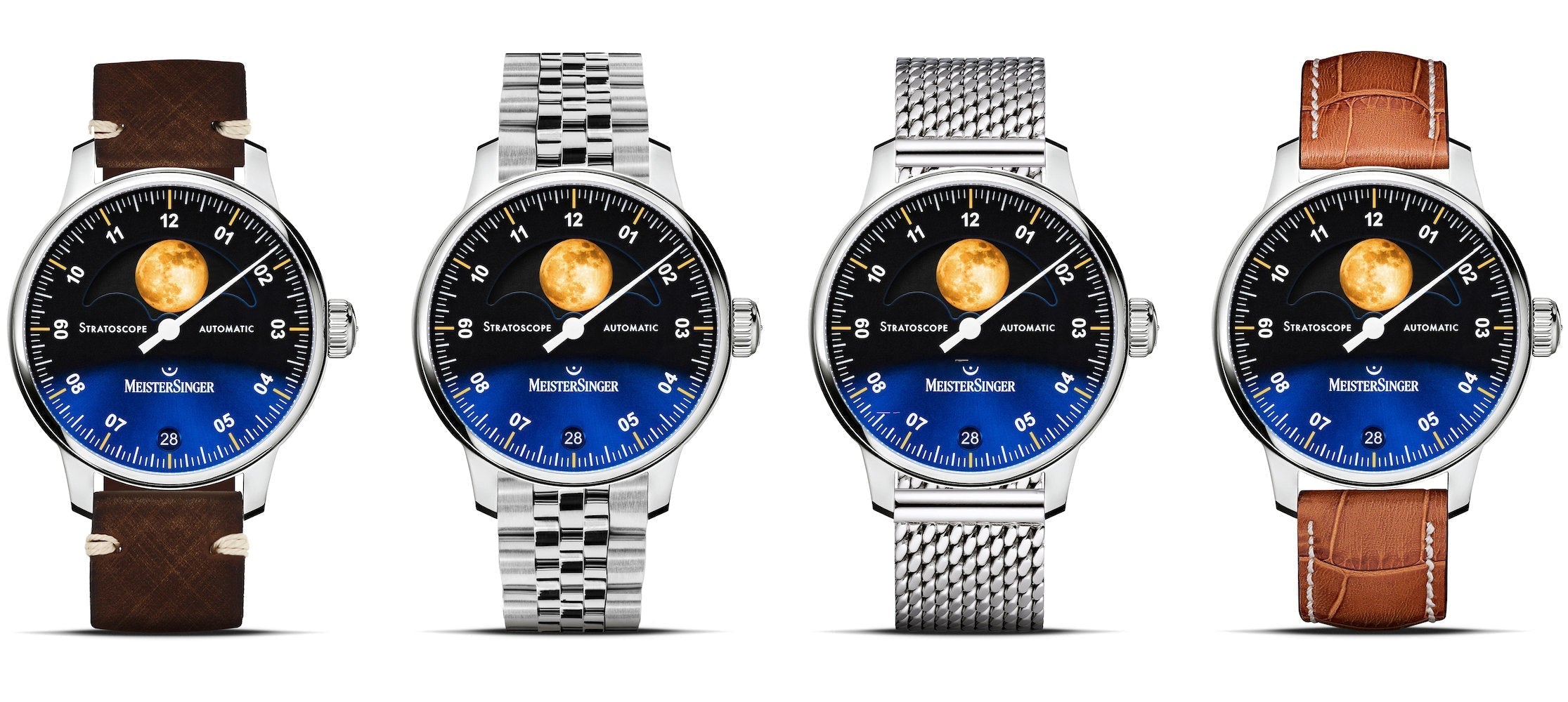 MeisterSinger Stratoscope Golden Moon Watch ST982G - SVSL02 Image 5