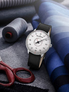 MeisterSinger Watch Neo Plus Pointer Date NED401 Shell Cordovan Cognac Image 4