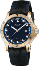 Muhle Glashutte Watch ProMare Go Bronze Leather Rubber Limited Edition M1-42-37-NB