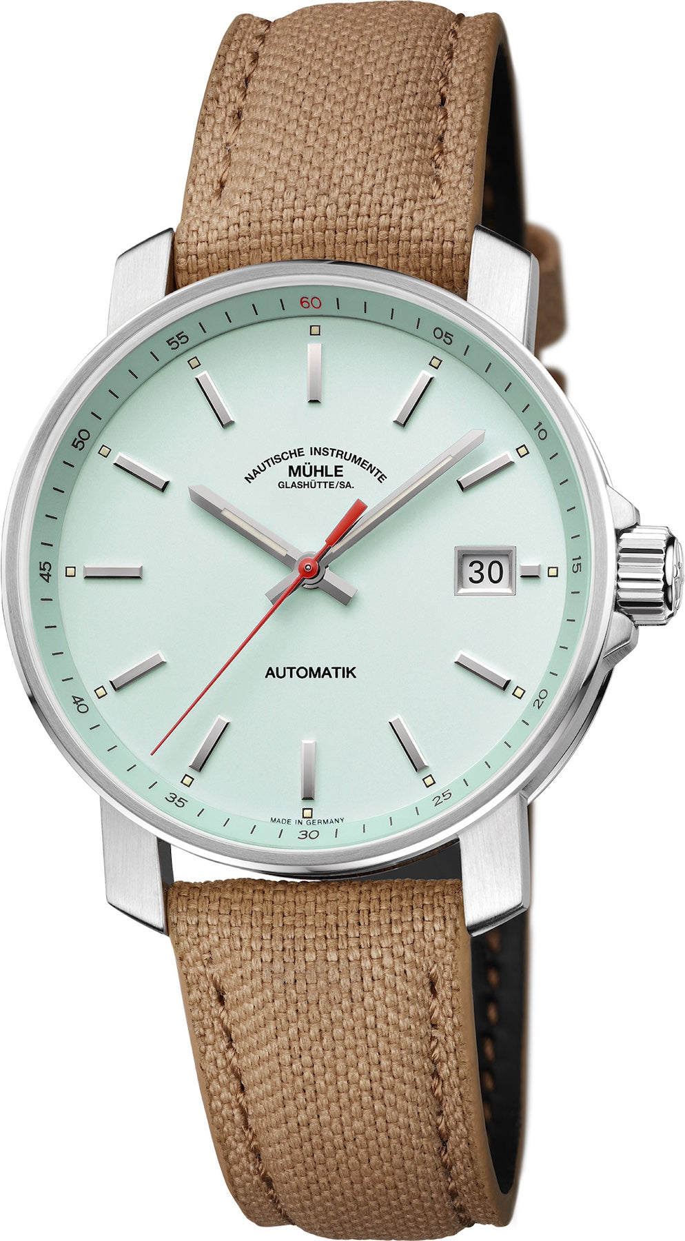 Muhle Glashutte Watch 29er Big Mint Canvas M1-25-29-CB