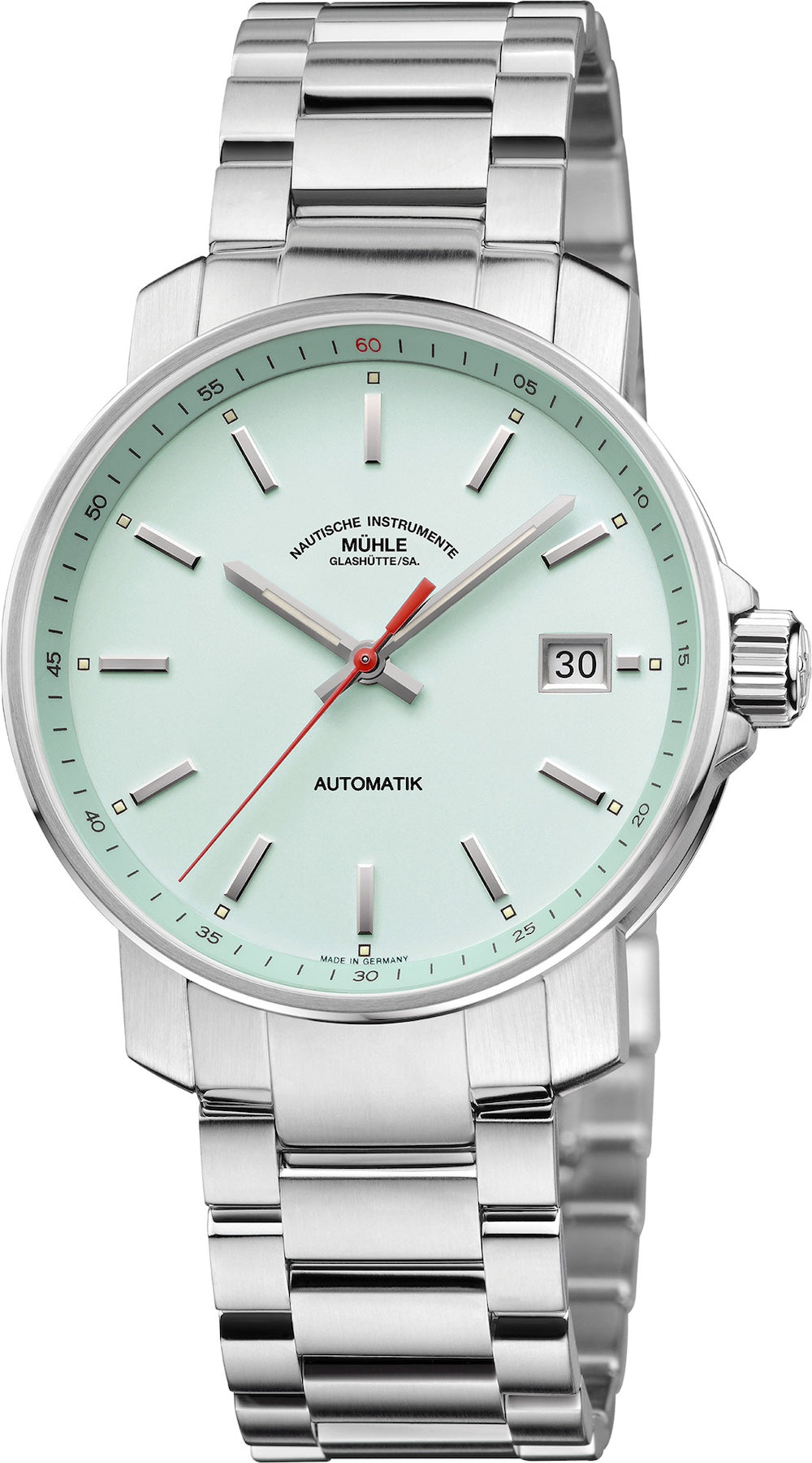 Muhle Glashutte Watch 29er Big Mint Bracelet M1-25-29-MB