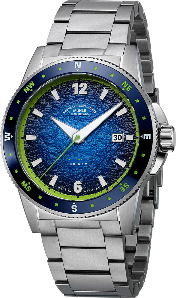 Muhle Glashutte Watch Sportivo Travel GMT Bracelet M1-52-22-MB