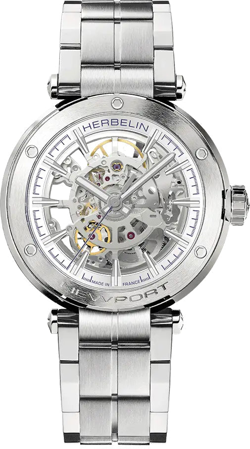 Herbelin Watch Newport Squelette 1868BSQ12