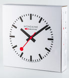 Mondaine Clock Wall Black Frame 25cm Watch A990.CLOCK.64SBB Image 2