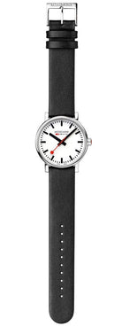 Mondaine Evo2 40mm Black Vegan Grape Leather Watch MSE.40110.LBV Image 4