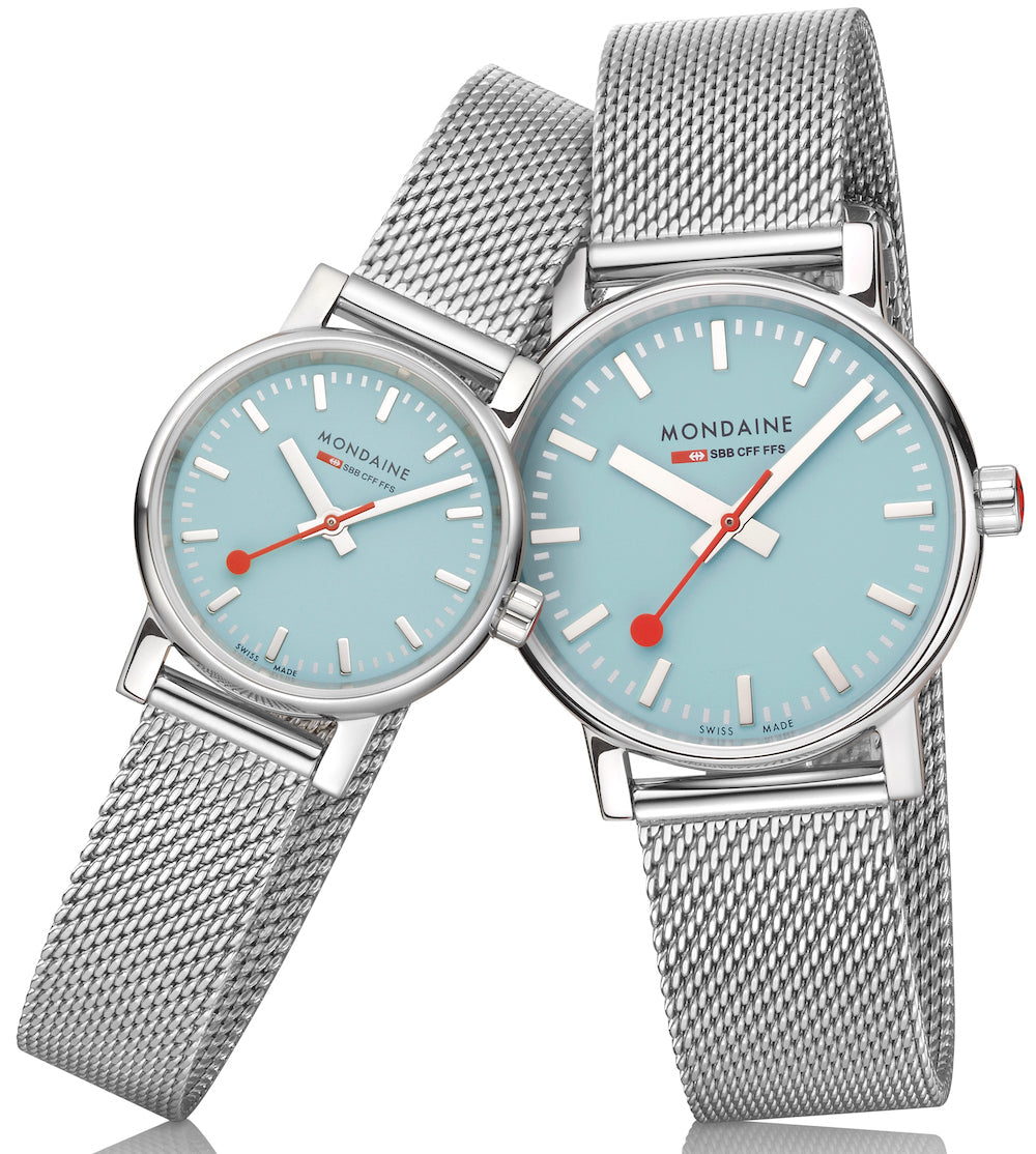 Mondaine Evo2 Dusk 35mm Blue Watch MDN-451 Image 5