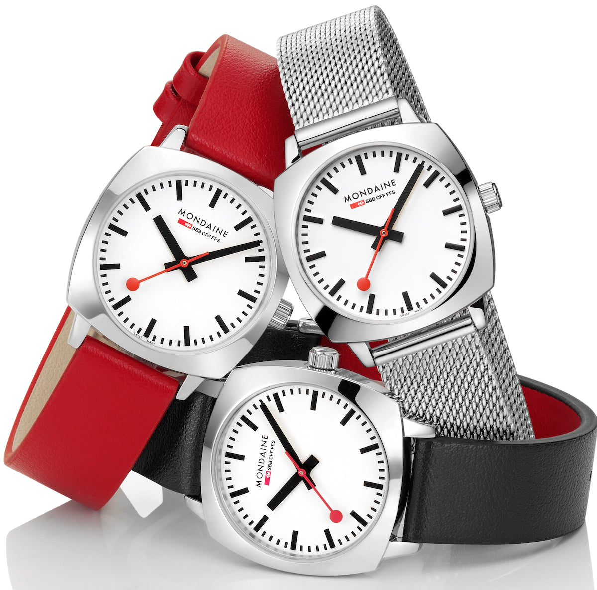 Mondaine Official Swiss Railways Cushion Watch MDN-455 Image 5
