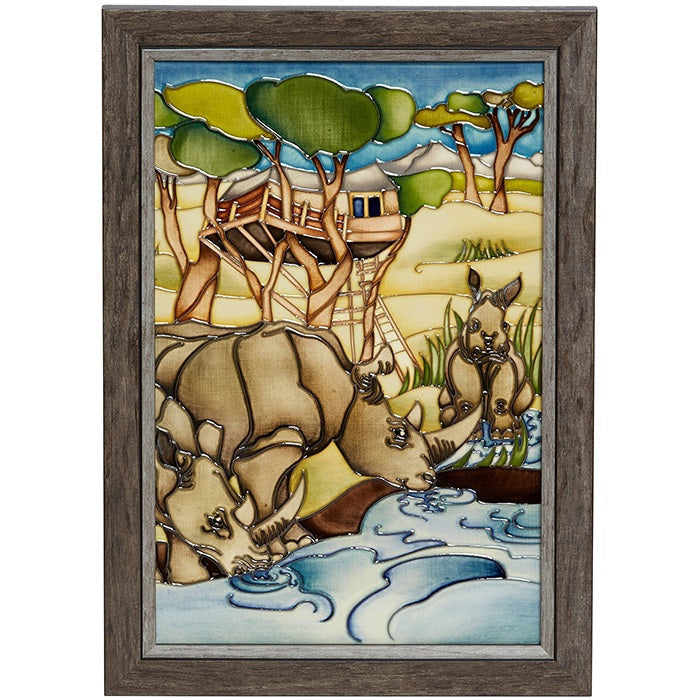 Moorcroft Succession Collection Treetops View Edition Plaque, MCR-288