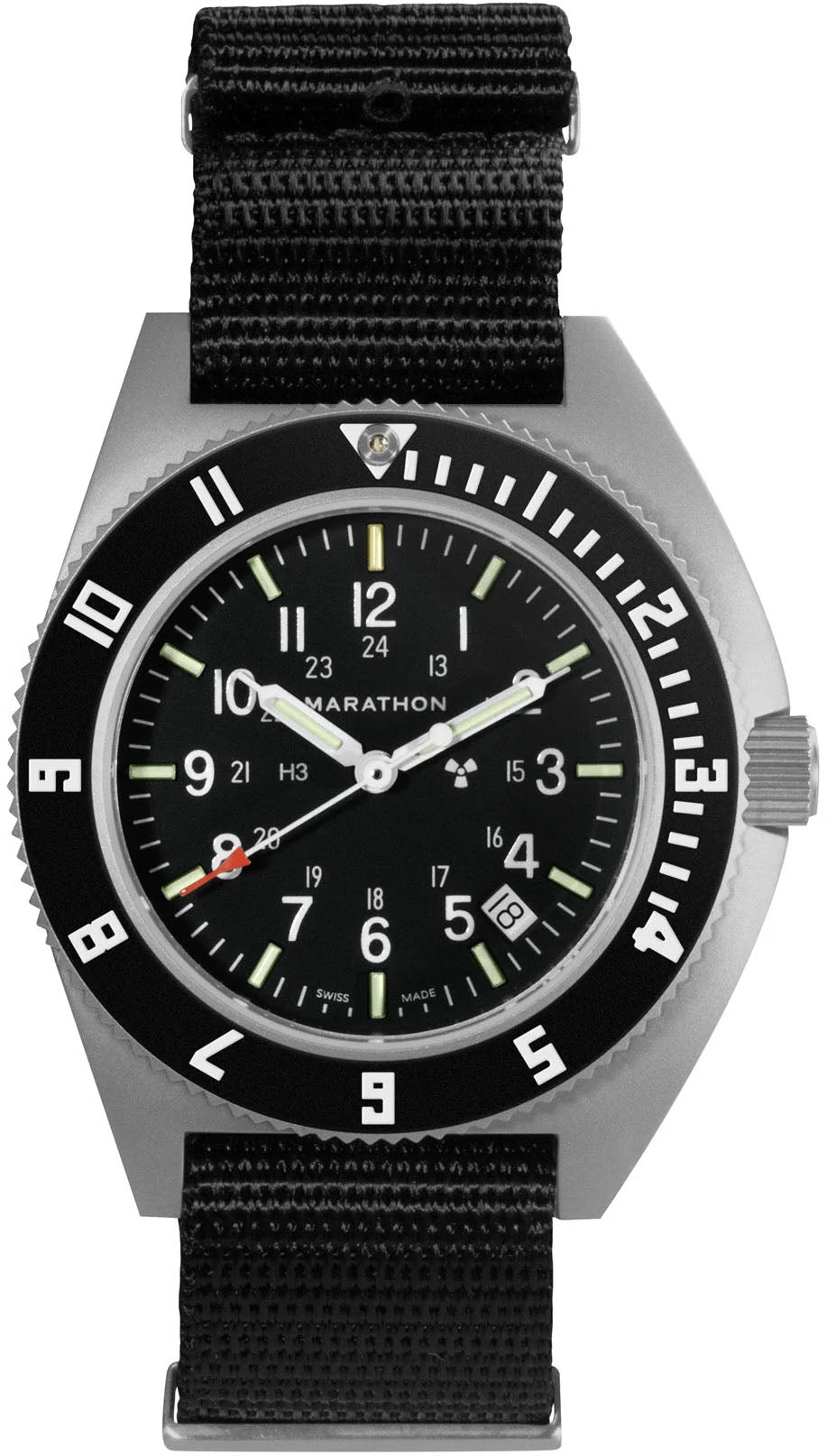 Marathon Watch Steel Navigator Nylon Defstan SSNAV-D Nylon Defstan