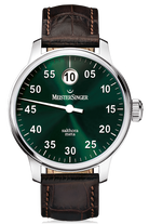 MeisterSinger Watch Salthora Meta SAM909 Croco Print Brown