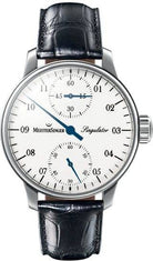 MeisterSinger Watch Singulator SIM101 Croco Print Black