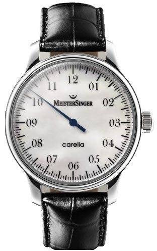 MeisterSinger Carelia D CM301N Croco Print Black