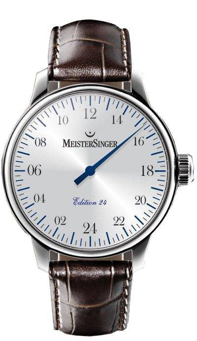 MeisterSinger International Edition 24 H D AM24B01 Croco Print Brown
