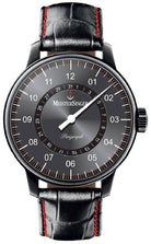 MeisterSinger Watch Perigraph PVD D AM1011 Croco Print Black