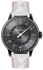 MeisterSinger Perigraph PVD AM1011 Croco Print White