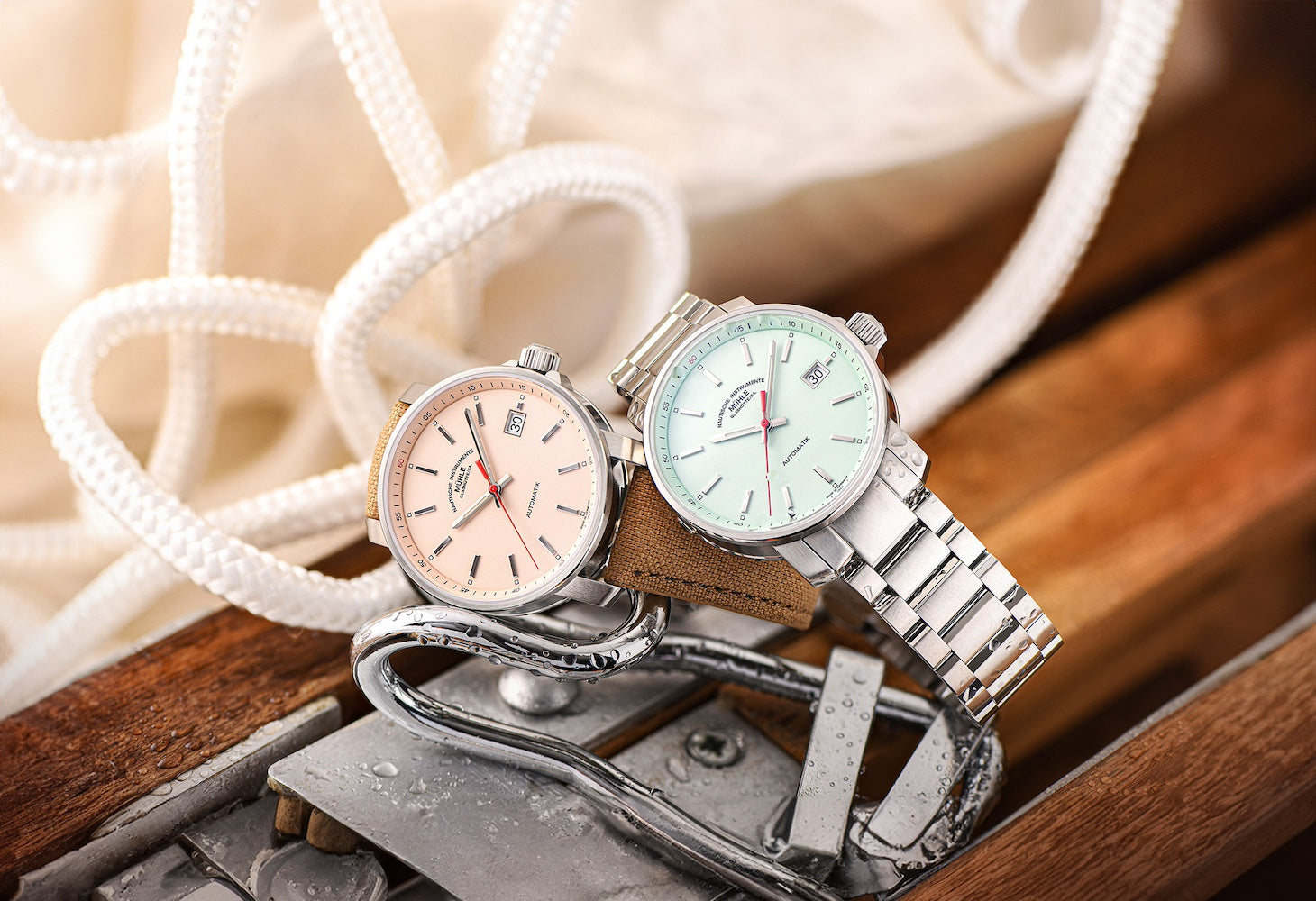 Muhle Glashutte 29er Big Mint Bracelet Watch M1-25-29-MB Image 4