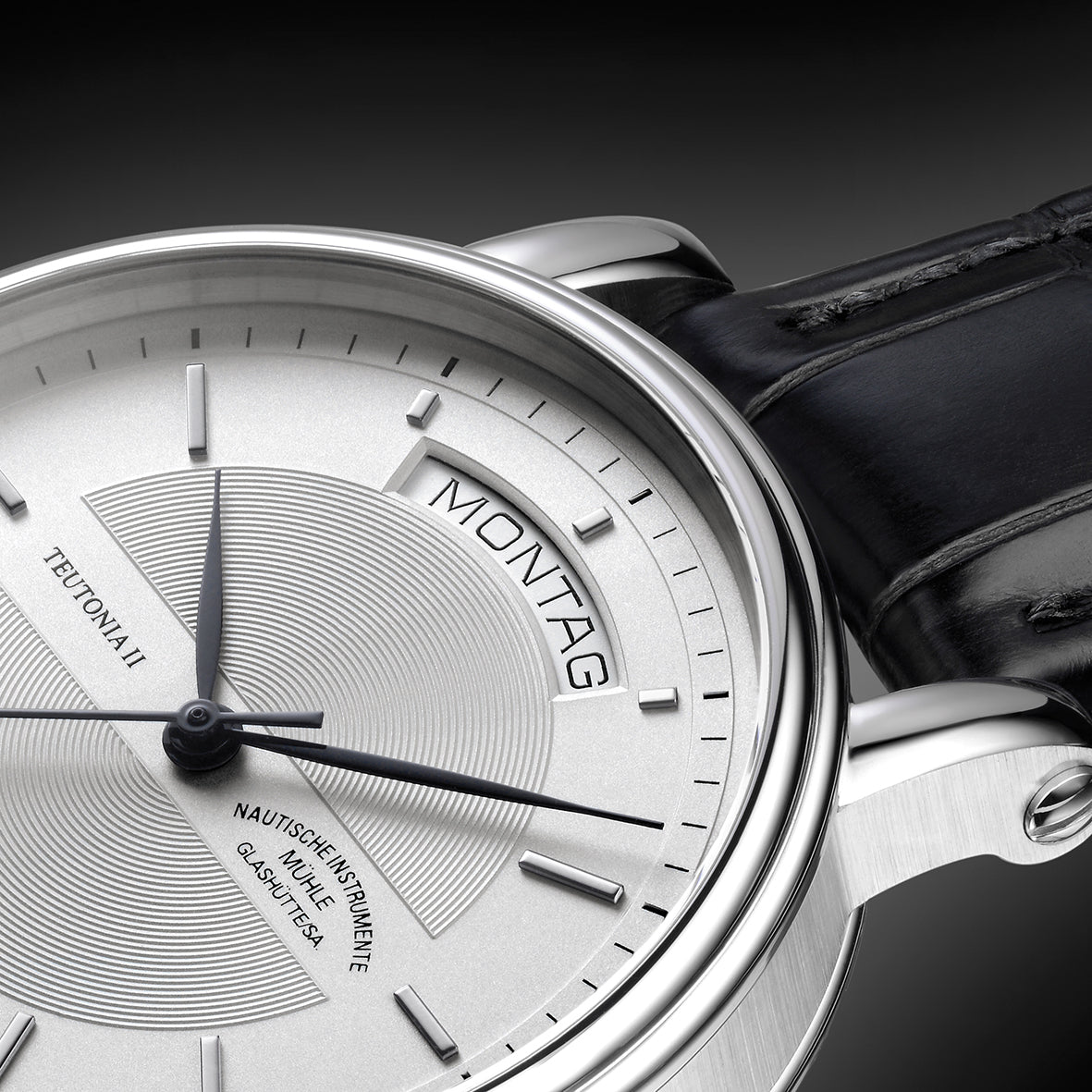 Muhle Glashutte Teutonia II Tag Datum Watch M1-33-65-LB Image 6