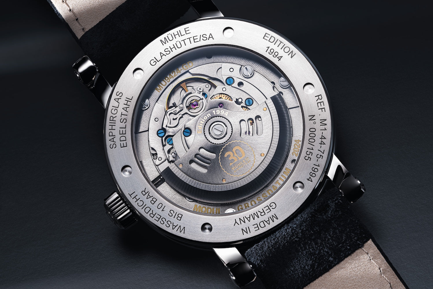 Muhle Glashutte Teutonia IV Big Date Limited Edition Watch M1-44-75-1994-LB Image 3