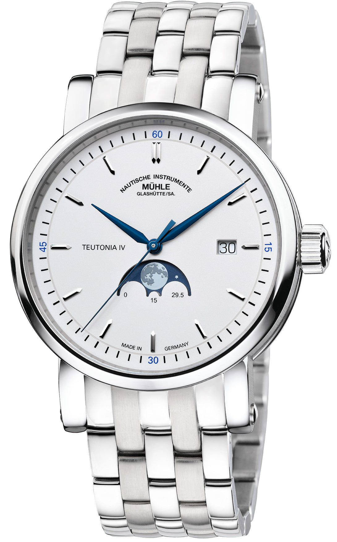 Muhle Glashutte Teutonia IV Moonphase Watch M1-44-05-MB  Image 1