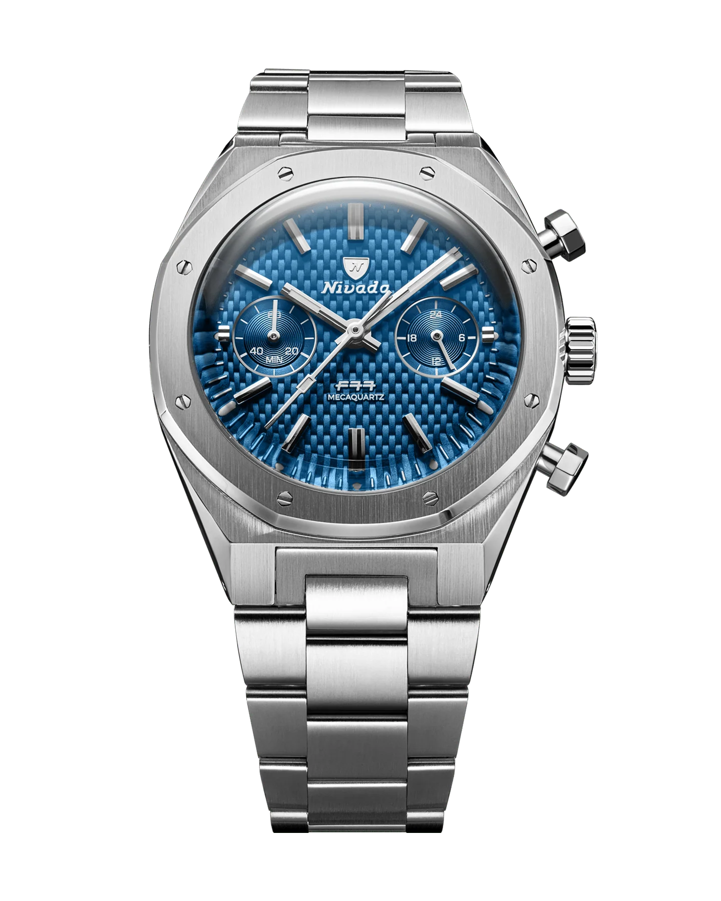 nivada-grenchen-f77-chrono-mecaquartz-blue-mk2-38mm-watch-68000q77-image