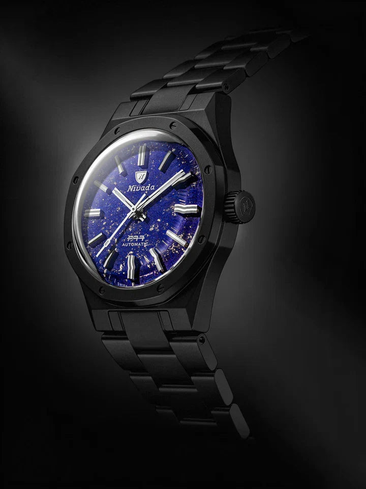 nivada-grenchen-watch-f77-black-ceramic-lapis-lazuli-68022a77