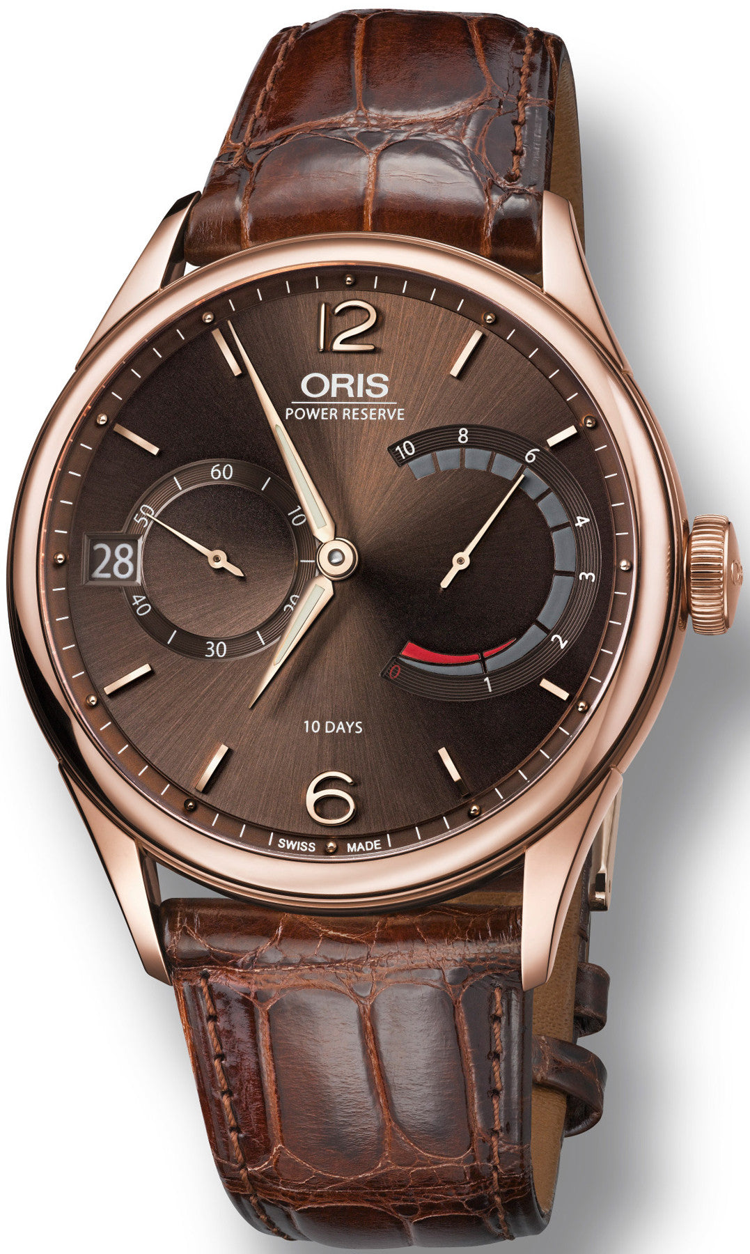 Oris Watch Calibre 111 Rold Gold Leather 01 111 7700 6062-07 1 23 76