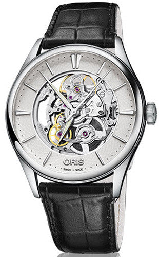 Oris Watch Artelier Skeleton Leather 01 734 7721 4051-07 5 21 61FC
