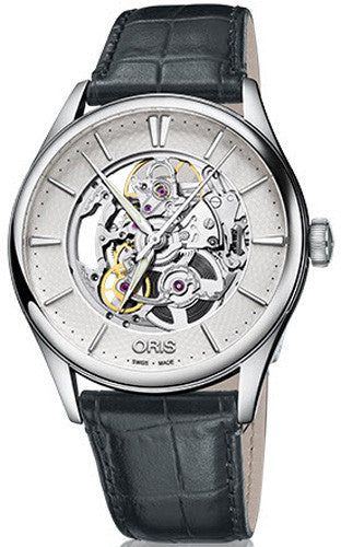 Oris Watch Artelier Skeleton Leather 01 734 7721 4051-07 5 21 61FC