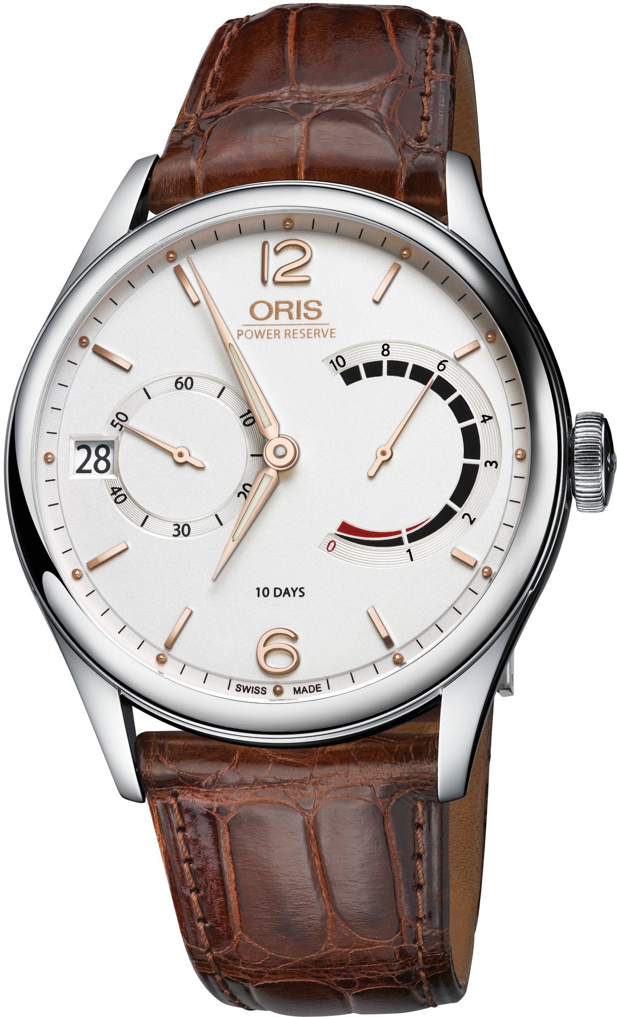 Oris Watch Artelier Calibre 111 Alligator 01 111 7700 4021-Set 1 23 83FC