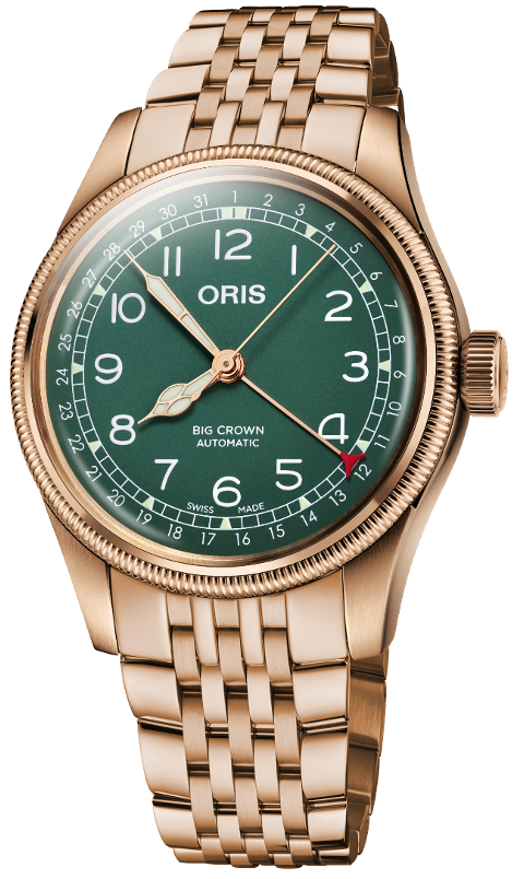 Oris Big Crown Pointer Date Bronze Green Watch 01 754 7741 3167-07 8 20 01 Image 1
