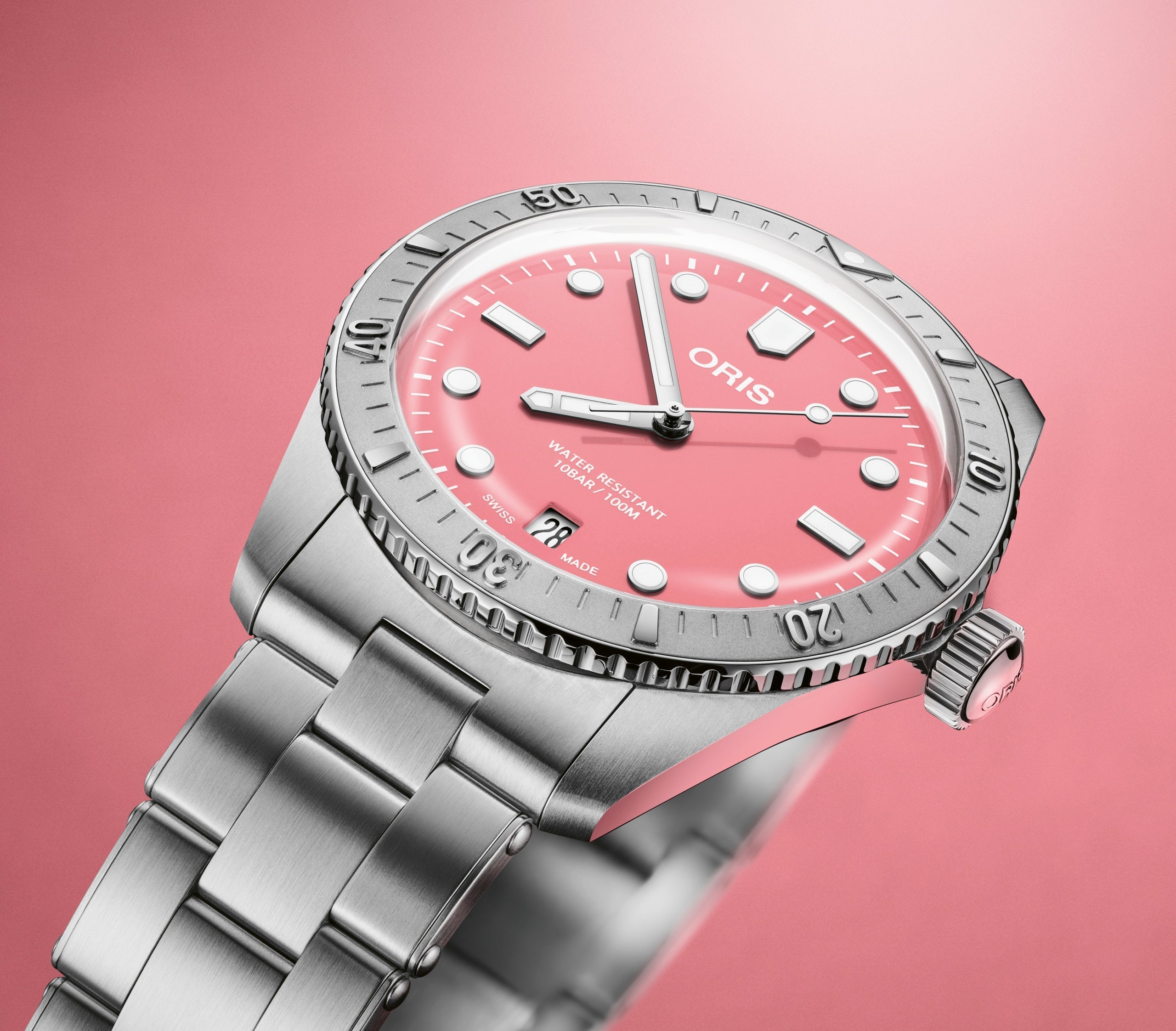 Oris Divers Sixty Five Cotton Candy Bracelet 01 733 7771 4058-07 8 19 18 Image 2