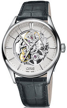 Oris Watch Artelier Skeleton Grey Leather 01 734 7721 4051-07 5 21 61FC Image 1