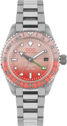 Out Of Order Shaker Paloma Automatic GMT Ultra Brushed Watch OOO.001-25.PA.BAND.SS