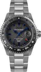 Out Of Order Swiss GMT Tokyo Shibuya Ultra Brushed Watch OOO.001-19.TS.SS