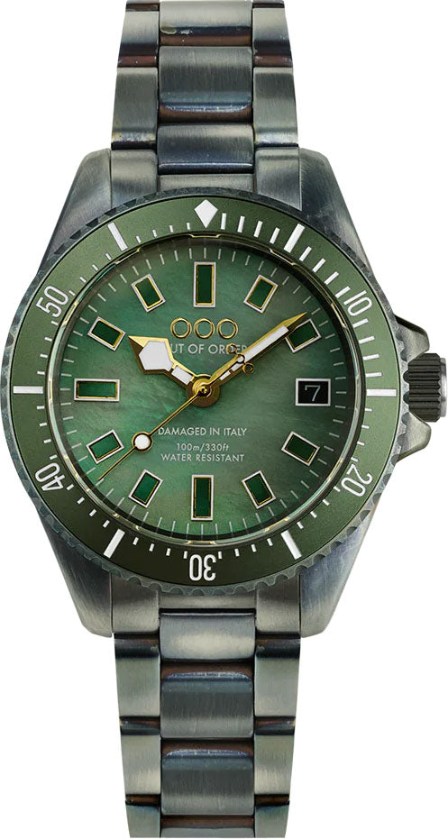 Out Of Order Cassanova MOP Green Watch OOO.001-18.VE