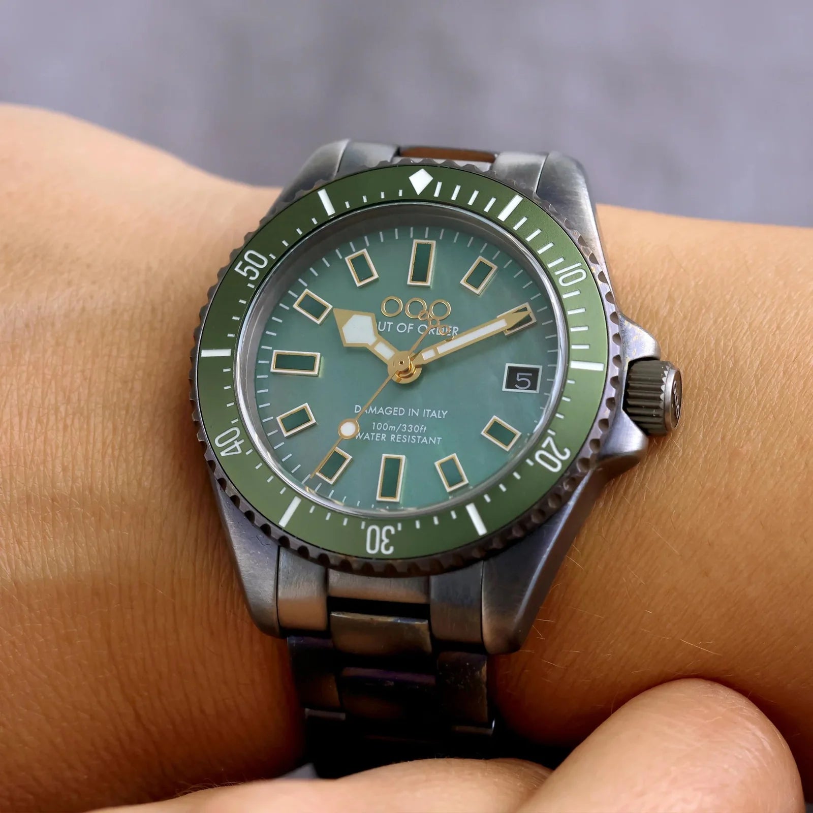 Out Of Order Green Mother Of Pearl  Casanova Watch OOO.001-38.VE Image 4