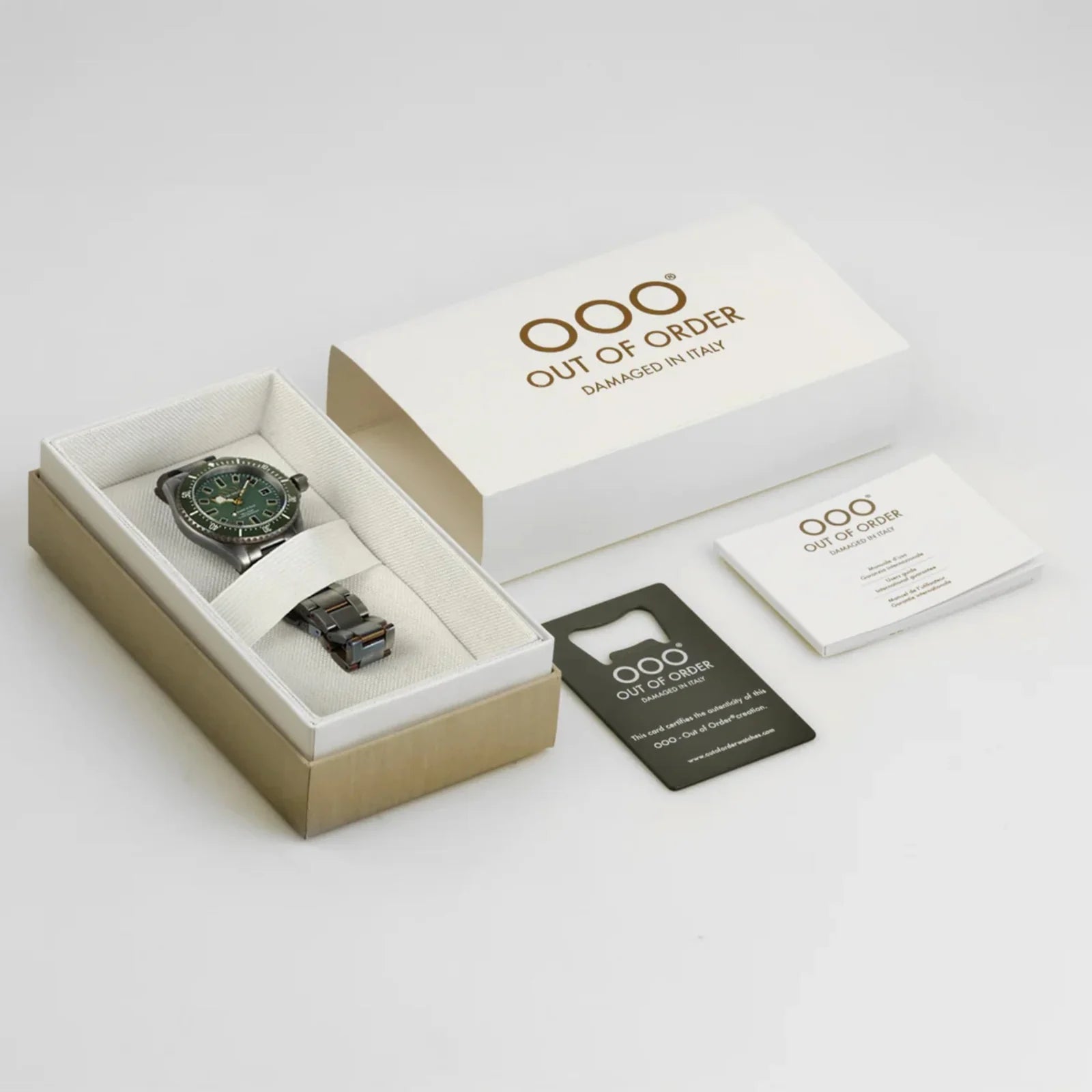 Out Of Order Green Mother Of Pearl  Casanova Watch OOO.001-38.VE Image 7