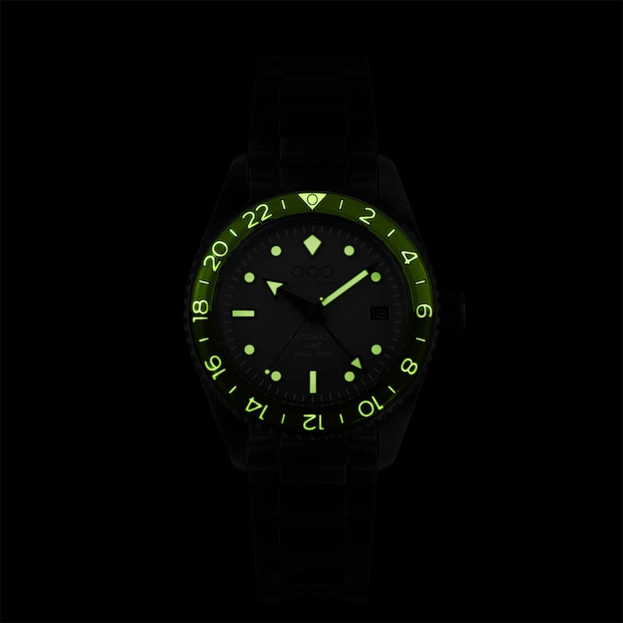 Out Of Order Shaker After 8 Automatic GMT Ultra Brushed Watch OOO.001-25.BAND.AE.SS Image 2