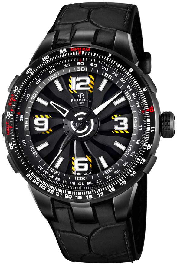 Perrelet Watch Turbine Pilot Grand Raid Furtive Blue A1086/2