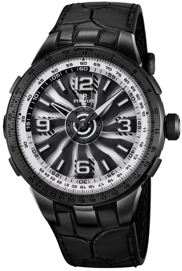 Perrelet Watch Turbine Pilot Grand Raid Furtive Blue Limited Edition A1095/1