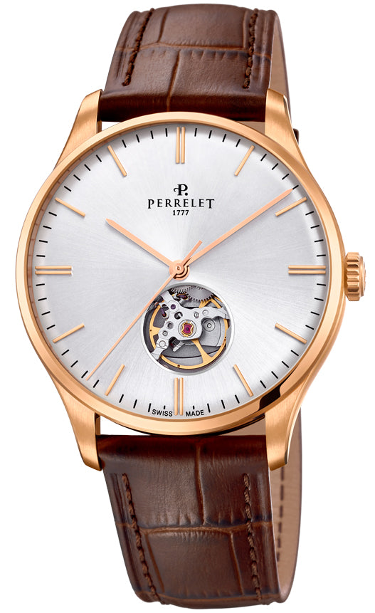 Perrelet Watch Weekend 3 Hands Open Heart A1303/1