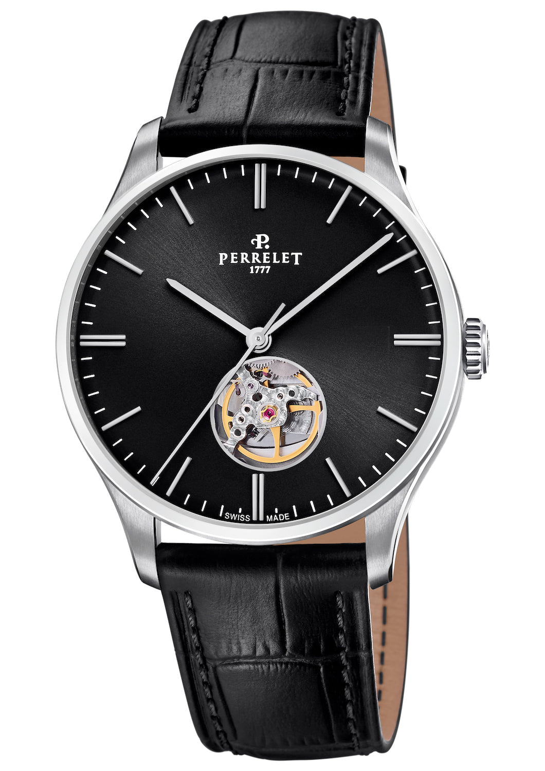 Perrelet Watch Weekend 3 Hands Open Heart A1302/5