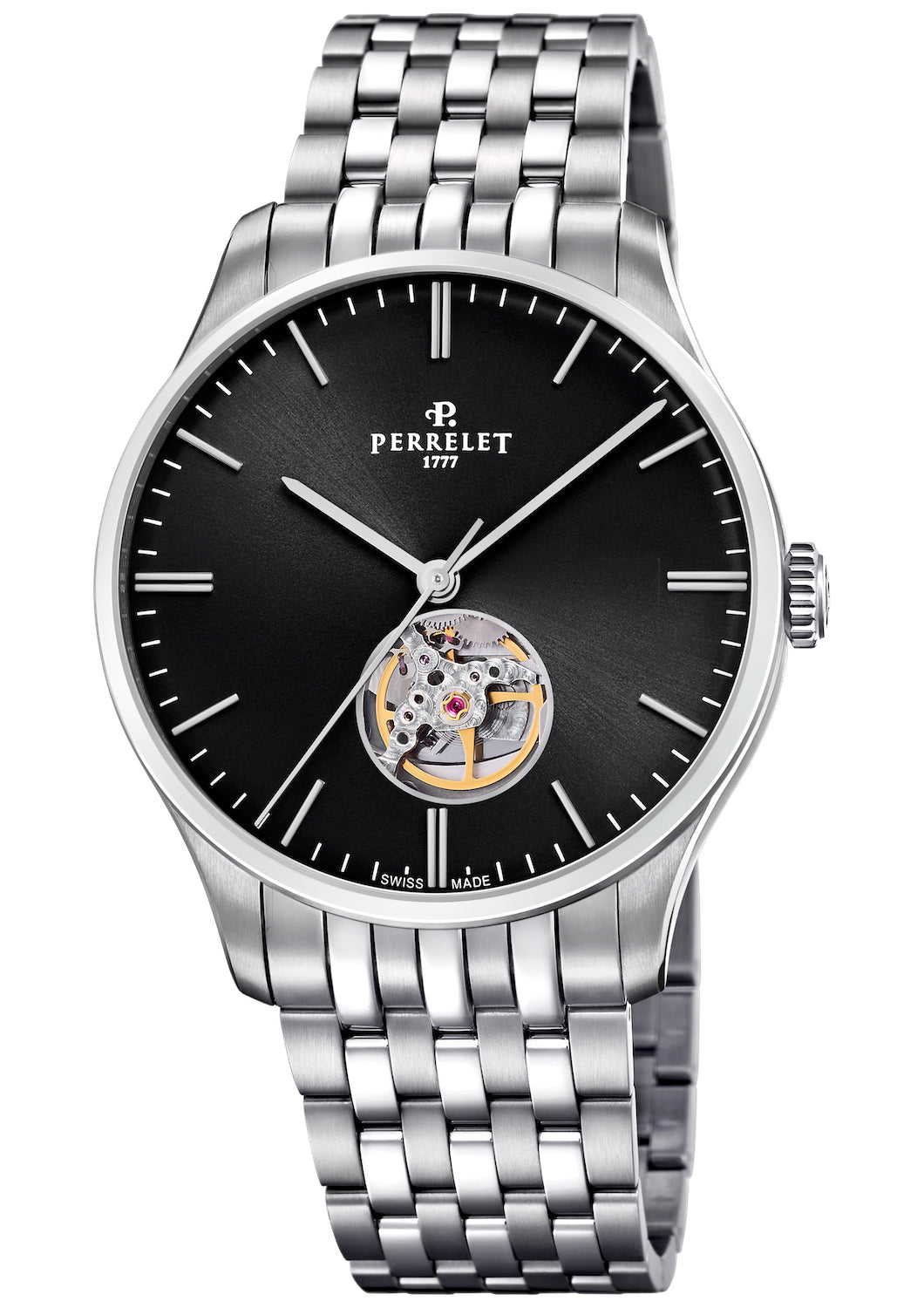 Perrelet Watch Weekend 3 Hands Open Heart A1302/6