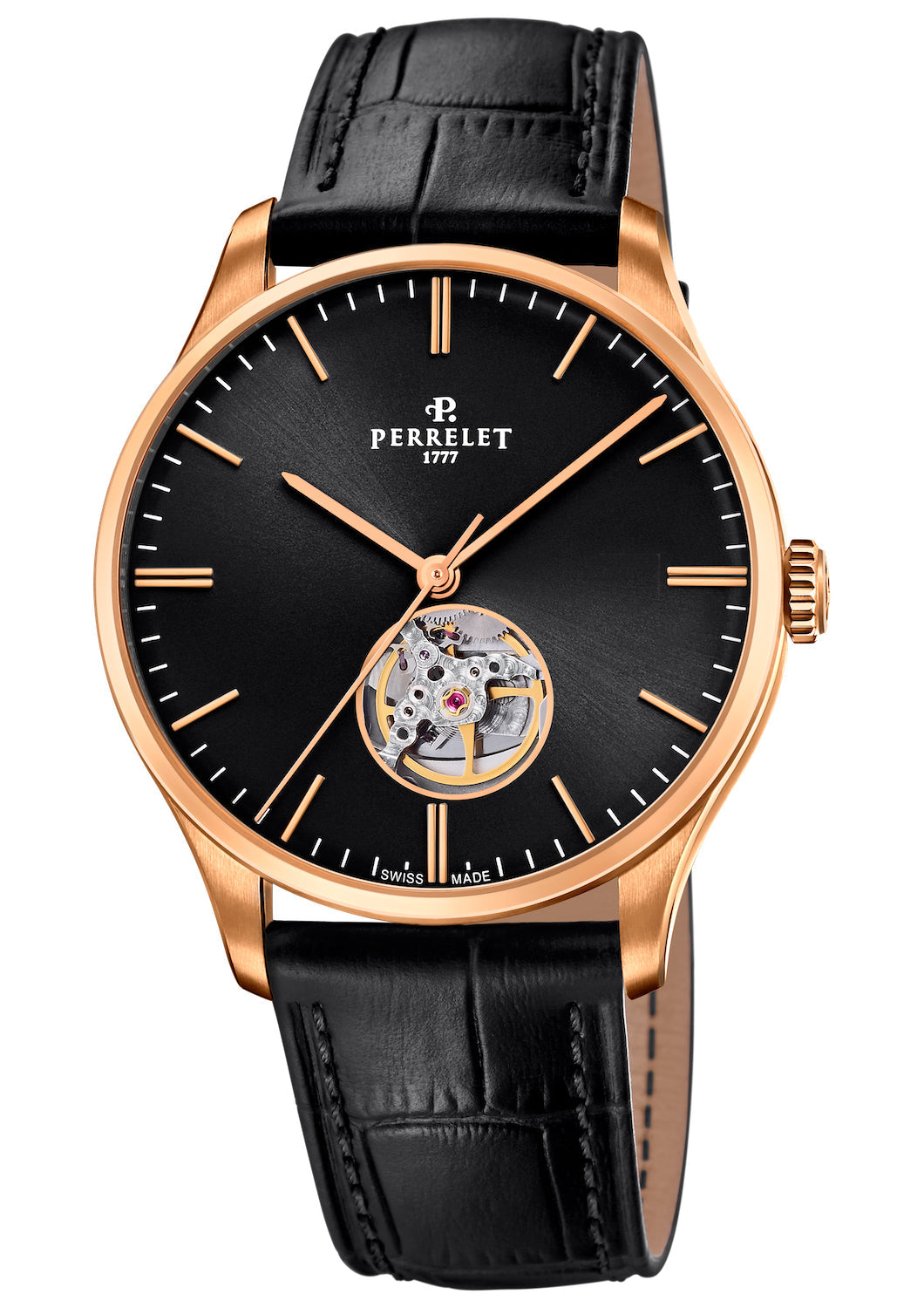 Perrelet Watch Weekend 3 Hands Open Heart A1303/3
