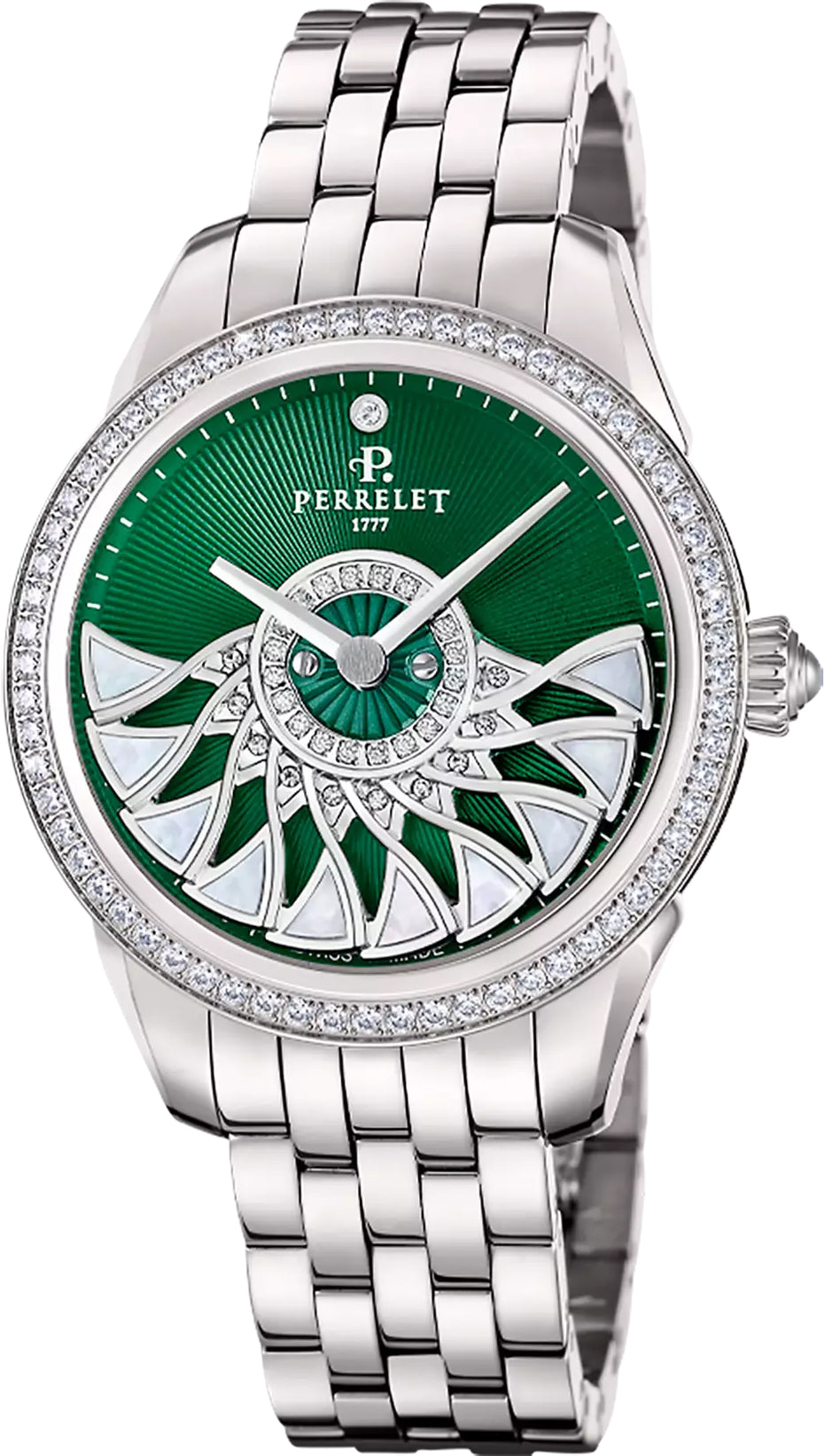 Perrelet Cleopatra Plume de Paon Diamond Watch A2072/4